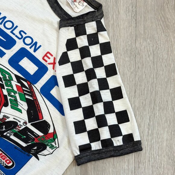 Rare Vintage 1988 Molson Export 200 Racing Single Stitch Ringer T-Shirt - Small - Picture 6 of 12